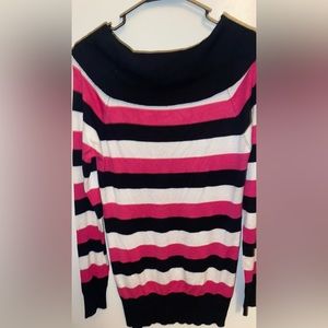 Cute off shoulder long sweater cute with leggings or worn with boots as dress